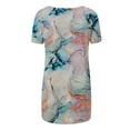 thumbnail image 5 of IROINNID Summer Comfy Tops For Women Summer Printed Round-Neck Short Sleeve Tops Blouse, 5 of 5