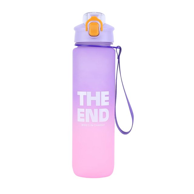 Botella De Agua Botella de agua de 1000 ml, vasos reutilizables para acampar, senderismo, correr (púrpura) Ehuebsd Para Estrenar