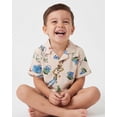 thumbnail image 5 of Disney Pixar Toy Story Boys Cotton Button Up Shirt and Shorts Set, Summer Outfit for Toddler & Little Kids (Ivory, 5), 5 of 5