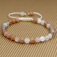 thumbnail image 2 of Bracelet Ajustable Unisexe en Perles Rondes de 6 mm en Pierre de Soleil Multicolore AA Naturelle, 2 of 3
