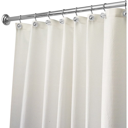 Interdesign Carlton Fabric Shower Curtain Long 72 X 84 White Interdesign Carlton Fabric Shower Curtain Long 72 X 84 White Com