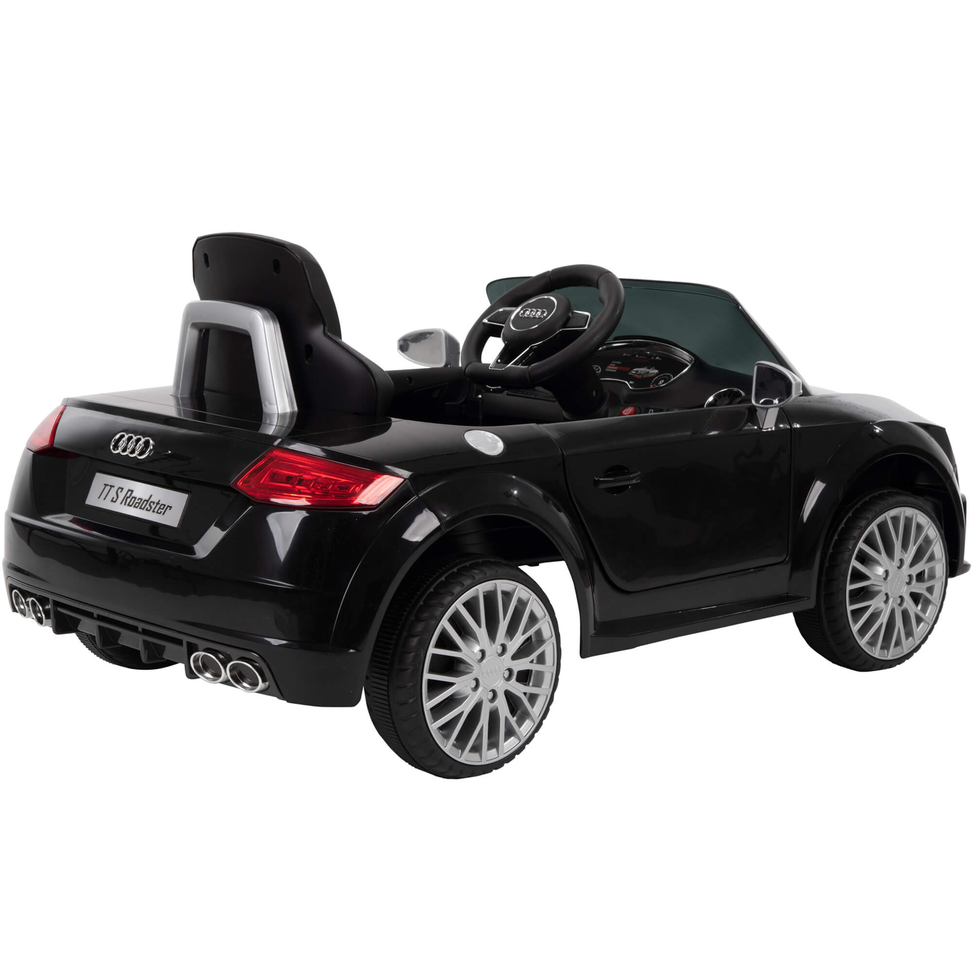 12 Volts Audi Electric Battery-Powered Ride-on Car, for Children ages 3+ Years, Black, by Huffy - image 5 of 6