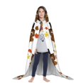 thumbnail image 3 of Honeii Colorful maple leaf owl Print Poncho Cape, Cloak Coat, Snuggly Hooded Wearable Blanket, Hooded Cape For Teenagers,Halloween Costumes-Medium, 3 of 7