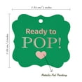 thumbnail image 7 of Inkdotpot Real Rose Gold Foil Bracket Shape Paper Hang Tags Ready To Pop Baby Shower Favor Tags Pack Of 100, 7 of 7