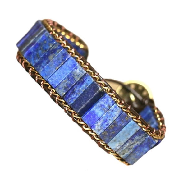 Lapis Stone Bracelet Elegant Bracelet Fashion Wrist Jewelry Woven Bracelet