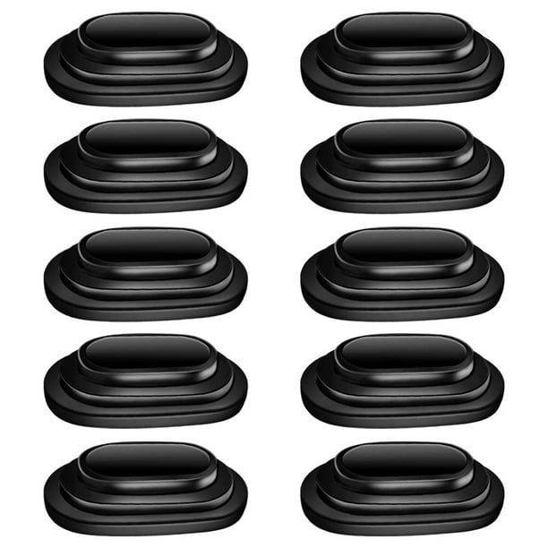 COMPUKAS 20Ud Almohadillas Antishock Para Puertas De Auto En Silicona Universal De Fácil Instalación