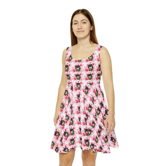 Women's "Geisha Doll" Skater Dress (AOP)