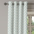 thumbnail image 3 of Ambesonne Anchor Grommet Curtain, Yachting Waves Stars, 50" x 54", Beige Blue Pale Blue, 3 of 6