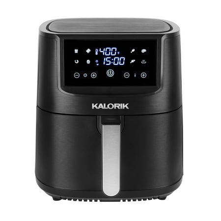 Kalorik® 8 Qt Digital Touchscreen Air Fryer with Trivet  Black FT 51503 BK
