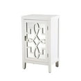 thumbnail image 1 of StyleCraft Home Collection Roxie Rose Contemporary Wooden Nightstand, White, 1 of 4