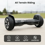 MIHOVER Warrior 8.5 inch 350W*2 off-Road Hoverboard Self-Balancing Scooter - All Terrain Self-Balancing Scooter with Bluetooth Speaker and LED Lights, 10 mph Max Speed for Kids and Adults,Max Weight