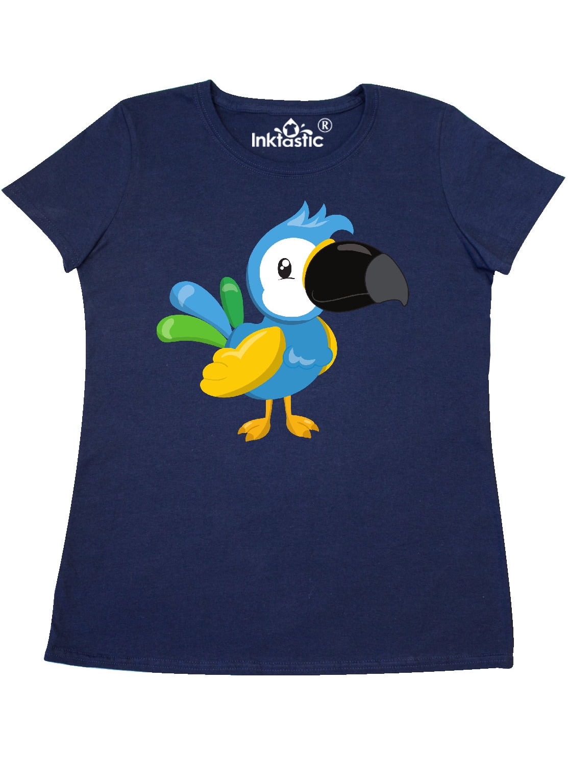 INKtastic - Tropical Parrot, Colorful Parrot, Tropical Bird Women's T-Shirt - Walmart.com ...