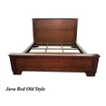 thumbnail image 2 of D-Art Collection Java Bed Queen size & Nightstands(set of 3 items) in Mahogany, 2 of 4