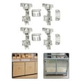thumbnail image 3 of Soft Close Concealed Cabinet Hinges for 18-30mm Thick Doors,Silent Operation Inset Hinges for Cabinet Doors,Bathroom (2 Pack), 3 of 9