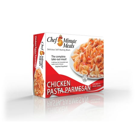 Chicken Parmesan Marinara - Chef 5 Minute Meals With Self Heating Technology Chicken Pasta Parmesan - Pack of 2