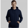 thumbnail image 4 of Hooded Fleece Pullover Soft Drawstring Sweatshirt for Men, Winter Warm Loungewear with Pockets, 4 of 6