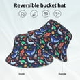 thumbnail image 4 of Kdxio Reflective Bucket Hat - The Underwater World Print Bucket Hat for Men,Women, 4 of 9