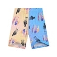 thumbnail image 6 of QEFJNO Kids Girls Pajamas Set 2 PCS Short Sleeve Top and Shorts Pants for Toddler Girls Zebra Pjs Size 3-8Y, 6 of 9
