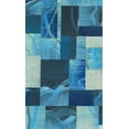 thumbnail image 2 of Moore, Regina 12x18 Gold Ornate Wood Framed with Double Matting Museum Art Print Titled - Denim Blocks I, 2 of 4