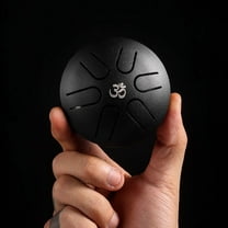 solacol Steel Tongue Drum 3 inch 6 note Mini Handpan Drum for adults Panda Tank Drum Set Percussion Instrument for Meditation Yoga Chakra Tong Drum