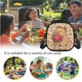 thumbnail image 5 of Yuyamidu Kawaii Capybara School Backpack Set of 3, 17 Inch Kids Bookbag with Lunch Bag and Pencil Case, Lightweight Large Capacity Backpack for School Travel, 5 of 7