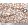 thumbnail image 2 of Soimoi Velvet Fabric Leaves Artistic Printed Craft Fabric by The Yard 58 Inch Wide, 2 of 3