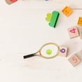 thumbnail image 3 of 1 Set Mini House Tennis Racket and Tennis Model Mini Ornament Photo Prop, 3 of 9