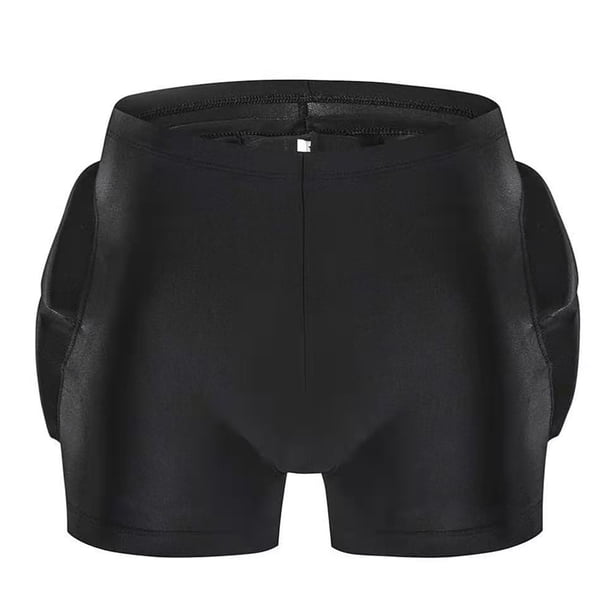 Pantalones Cortos Acolchados para Al Aire Libre Protección Cadera Snowboard (L)