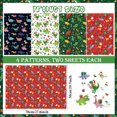 thumbnail image 3 of HOWAF Christmas Wrapping Paper Sheets, 8pcs DIY Recyclable Christmas Dino Gifts Wrapping Paper Xmas Parcel Papers, Xmas Gift Wrap Supplies Birthday Festival Party Favours Dinosaur, 27.6x19.7inch, 3 of 7