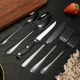 thumbnail image 4 of Stainless Steel Western Cutlery Set For Dining, Dinner Spoon Fork And Knife Utensils For Household Use, Hotel Steak Knife And Flatware Cutlery For Kitchen Tableware And Daily Meal Service, 4 of 6