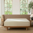thumbnail image 6 of MooMee 100% Washed Cotton King Fitted Sheet Only Linen Like Textured Extra-Deep Pocket Breathable Soft 1-Piece(Almond Milk Grey, 78"x80"), 6 of 7