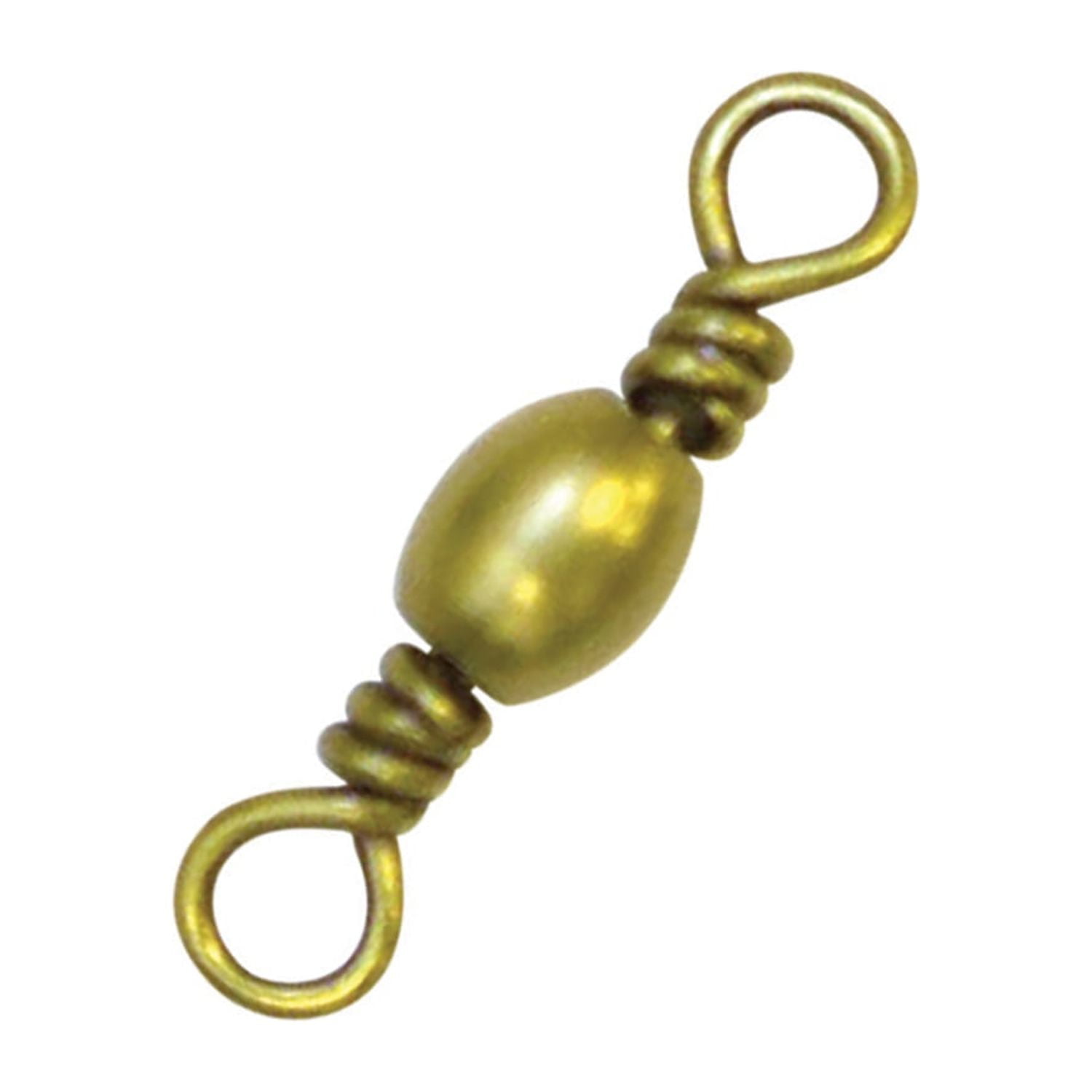 Eagle Claw Barrel Swivel, Brass, Size 10 12 Pack