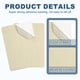thumbnail image 3 of Parches de reparación de lino de 8x11 pulgadas, 2 piezas de parche de tela autoadhesivo para sofás, bolsas de mano, muebles, asientos de coche, ropa, tiendas, beige, 3 of 6