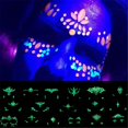 thumbnail image 4 of Hbdhejl Halloween Luminous Face Gems,Glow In The Dark Rhinestone Temporary Tattoo Gemstones Face Stickers, 4 of 6
