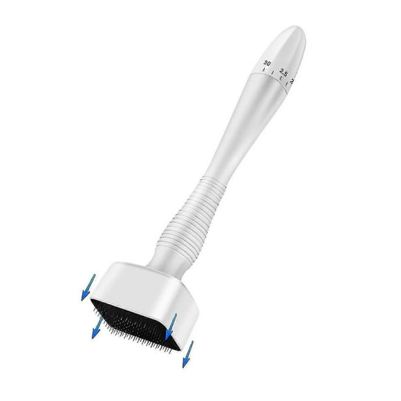 Adjustable Microneedle Derma Stamp For Face Skin Acne Scar Repair And Hair Growth - Microneedling Derma Roller Pen Tool