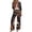 Dark Blue, variant on 2 Piece Sets For Women 3/4 Sleeve Halloween Fashion Clothing & Wide Leg Pants Womens Halloween Print Casual Fall Airport Travel Outfits