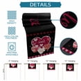 thumbnail image 6 of Black Valentines Day Table Runner - 90 Inch Long Love Hearts Romantic Farmhouse Cotton and Linen Blended Dress Scarves Farmhouse Table Runner for Kitchen Dining, Coffee Table, 13" x 90", 6 of 8