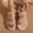 Beige, variant on Slide Sandals for Women Triple Strap Slide Sandals Open Toe Rope Sole Sandals Beach Vacation Travel Walking Lounge Daily Casual Footwear Pink 37
