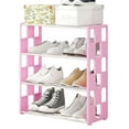 thumbnail image 1 of Shoe Rack Dust-Proof Shoe Cabinet Bedroom Storage Cabinet Checkered Shoe Rack, 1 of 9