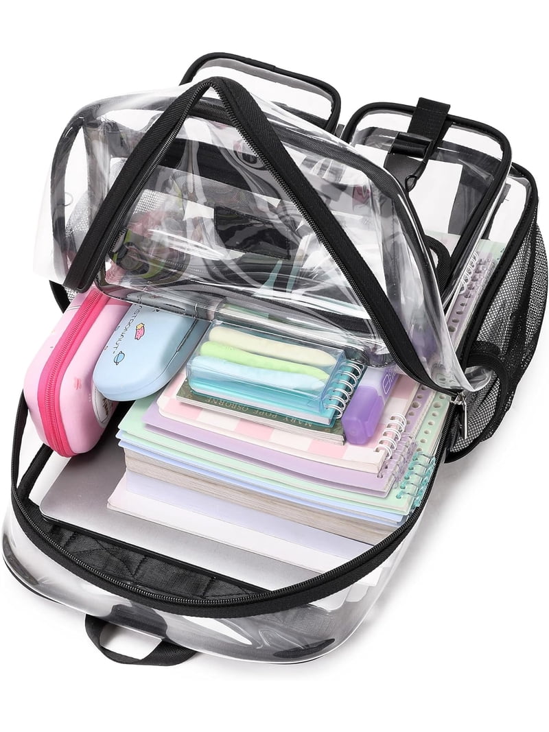 Clear travel backpacks 2 pc
Great for traveling true airports . Amazon.com | Vorspack Clear Backpack Heavy Duty - Extra  main image 2