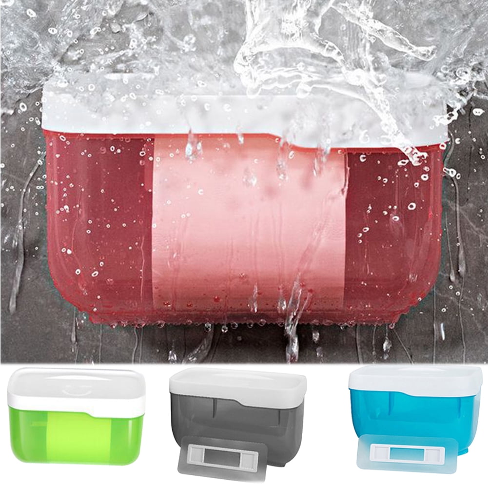 Travelwant Tissue Box Holder Tissue Storage Box Multiuse Wall Mount