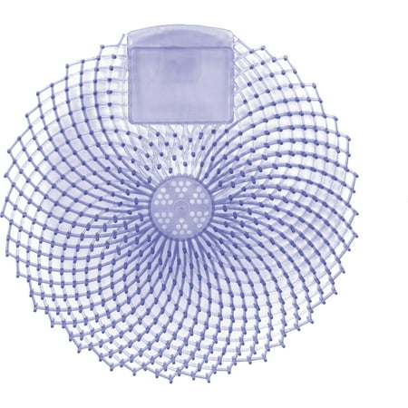 Genuine Joe Eclipse Anti-Splash Deodorizing Urinal Screen - Anti-splash - 12 / Dozen - Blue | Bundle of 5