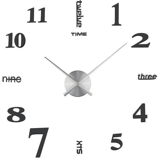 Reloj de pared con espejo de superficie 3D, reloj de pared sin marco para bricolaje, diseño moderno, relojes de pared grandes y silenciosos, pegatinas para sala de estar, dormitorio, decorac