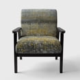 thumbnail image 3 of Designart "Galm Abstract III" Upholstered Transitional Accent Chair - Arm Chair, 3 of 5