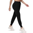 thumbnail image 2 of Women High Waist Yoga Pants Tummy Control Cinch Bottom Workout Yoga Lounge Trousers With Pockets Stretchy Casual Pants, 2 of 6