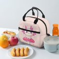 thumbnail image 4 of HUIACONG Cute Axolotl Lunch Tote Bag, Durable Detachable Strap Aluminum Film Material Insulated Lunch Tote for Daily School and Office Use, 4 of 10