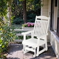 thumbnail image 5 of Innovaze HIPS Patio Glider for One Person with Cup Holders,All-Weather Resistant, Heavy Duty700 LBS ,White, 5 of 8
