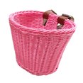thumbnail image 2 of SPRING PARK Rattan Bicycle Rear Basket Bike Basket Small Pet Cat Dog Carrier Removable Bicycle Handlebar Bicycle Basket, 2 of 7