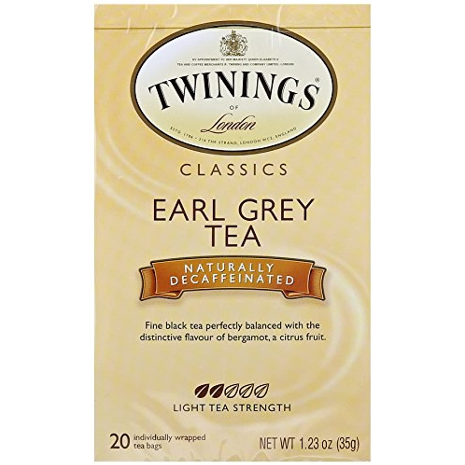 Twinings Earl Grey Decaf Tea, 20 Count