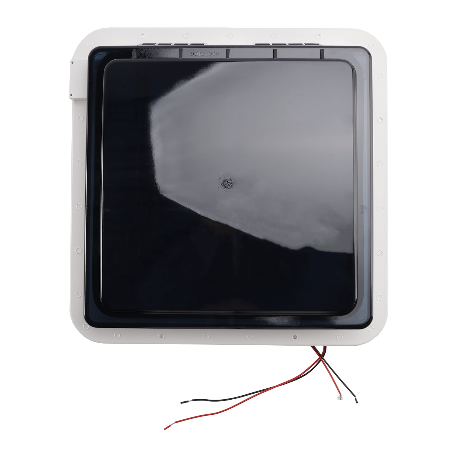 RV Caravan Roof Vent Forward & Reverse Motor RV Fan 12V Skylight W/LED Light
